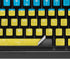 Ukraine Flag Distressed K95 RGB PLATINUM Mechanical Gaming Keyboard Skin